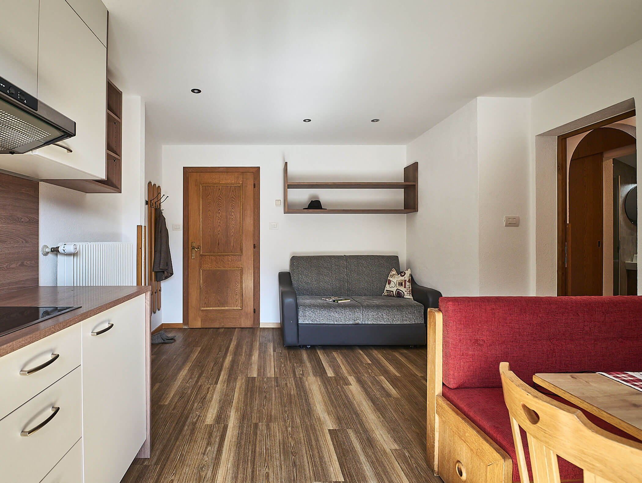 Blick ins Apartment Gantkofel